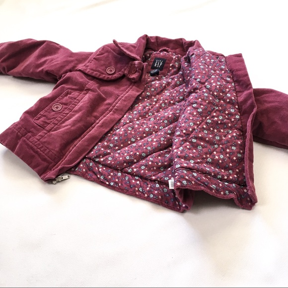 SOLD! 2Y Gap Velvety Mauve Coat - Picture 2 of 7